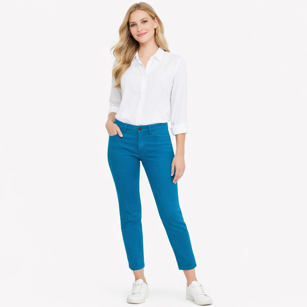 DL1961 Emma Legging Skinny Jeans NWT Teal Blue Size 30 / 10